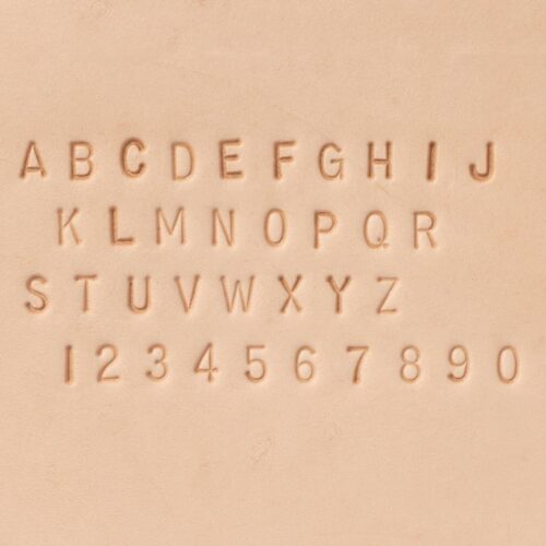 alphabet and number stamp