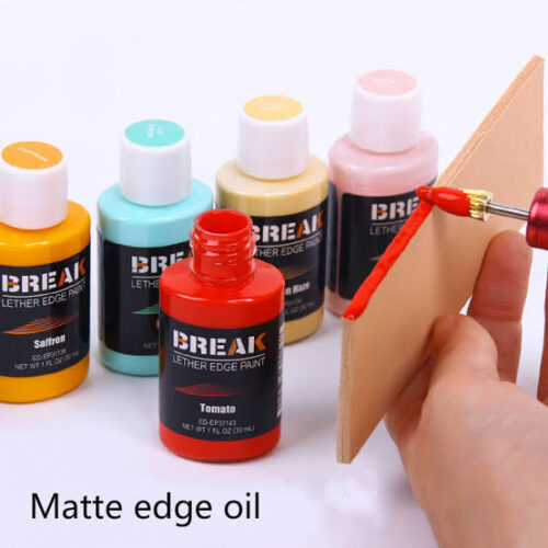 leather edge paint