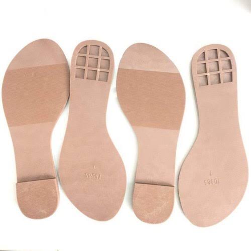 rubber female slippers soles