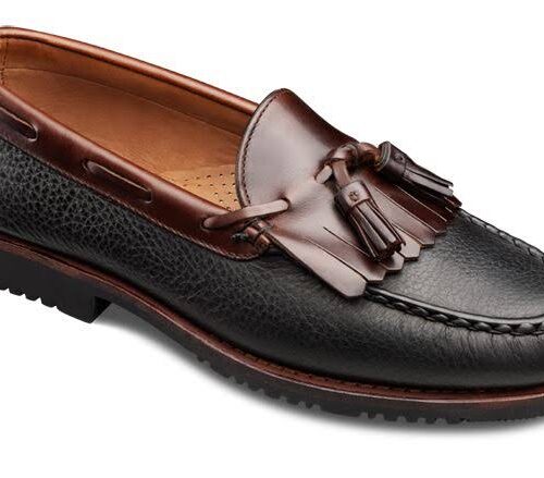 leather loafers